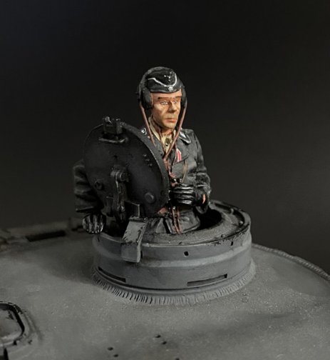 Waffen SS Tank Commander Holding Hands #1