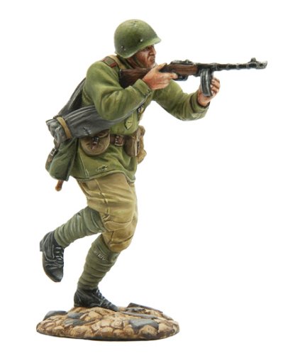 Russian Firing PPSH 41 on the Move