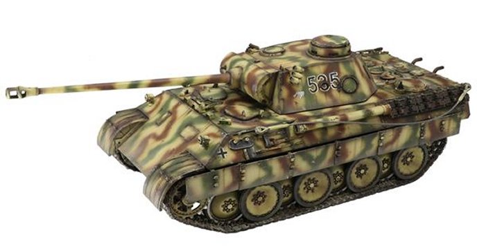German Panther D with Metal Working Tracks and Suspension