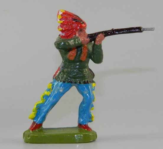 Indian Chief Standing Firing