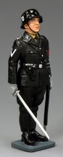 SS Officer At Attention