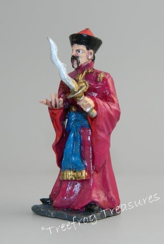 Fu Manchu in Purple Robes