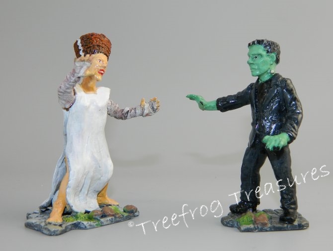 Frankenstein’s Monster and His Bride Set