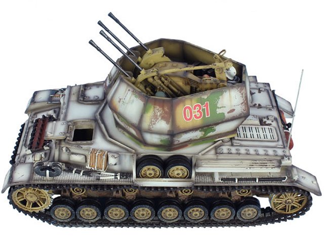 German Flakpanzer IV Wirbelwind - Staff Company, France 1945