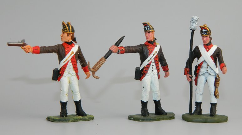 Artillery Crew - Officer w/Pistol, Men with Wick & Rammer