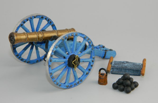 British Cannon with Accessories