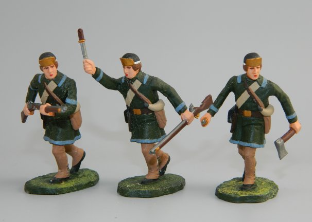 Butler's Rangers - Running At Ready, Running with Knife & Tomahawk, Throwing Knife