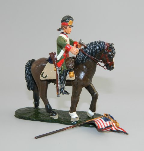 4th Dragoons Mounted Guard with Pistol & Flag