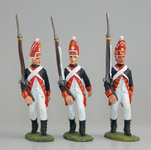 Three NY Grenadiers Marching