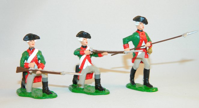 Three Soldiers - 1st Continental Regiment, 1776