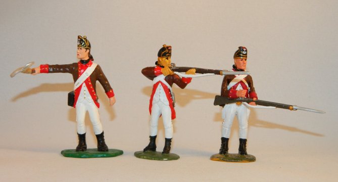 Three American Revolution Soldiers