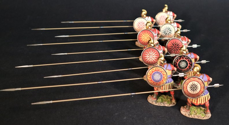 Nine Phalangites with Shields, Macedonian Phalanx