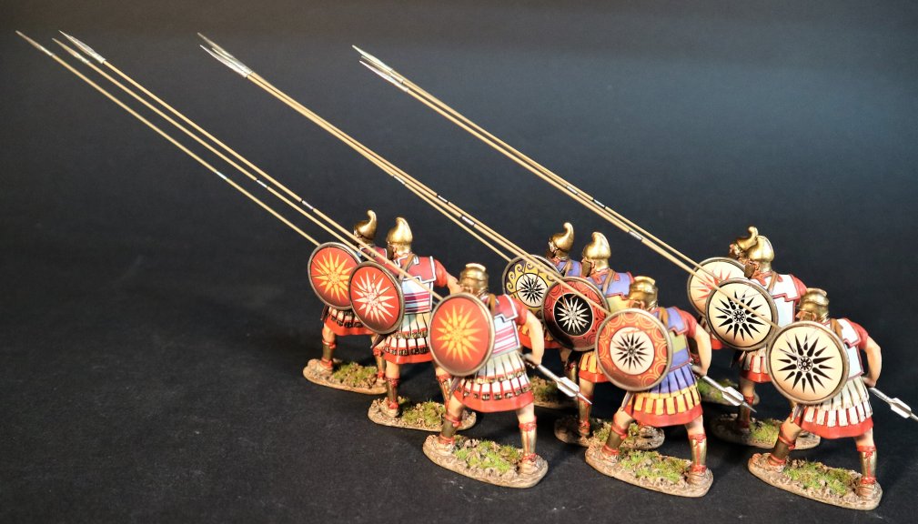 Nine Phalangites with Shields, Macedonian Phalanx