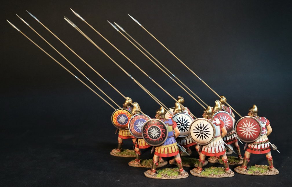 Nine Phalangites with Shields, Macedonian Phalanx