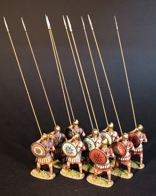 Nine Phalangites with Shields, Macedonian Phalanx