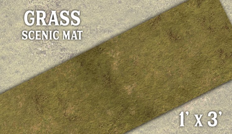 Scenic Grass Mat - 1' x 3'