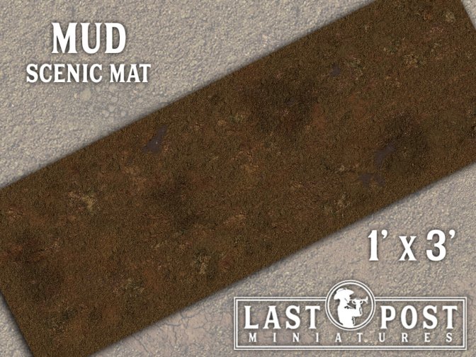 Mud Scenic Mat - 1' x 3'