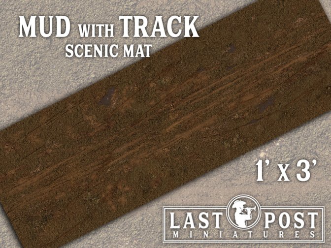 Mud with Tracks Mat - 1' x 3'