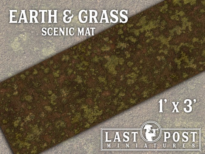 Earth & Grass Scenic Mat - 1' x 3'