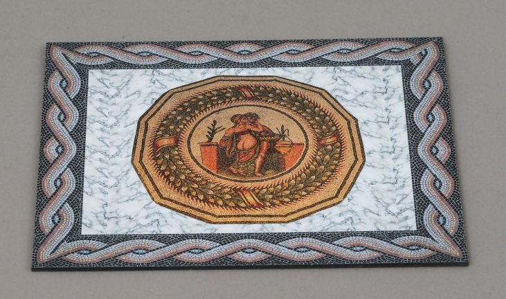 Ancient Mosaic Floor Mat