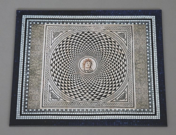 Mosaic Mat with Roman Emperor’s Head