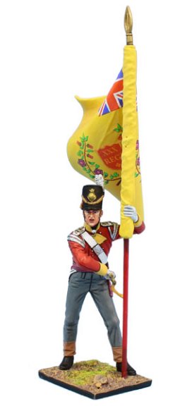 British 30th Regt of Foot Ensign Standard Bearer