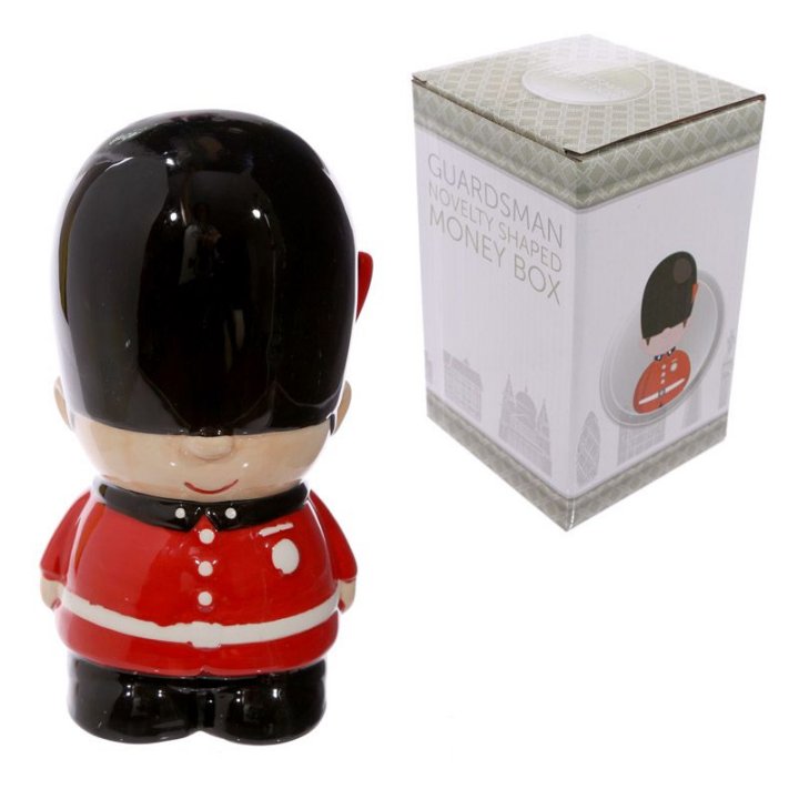 Ceremonial Guardsman Ceramic Coin Bank