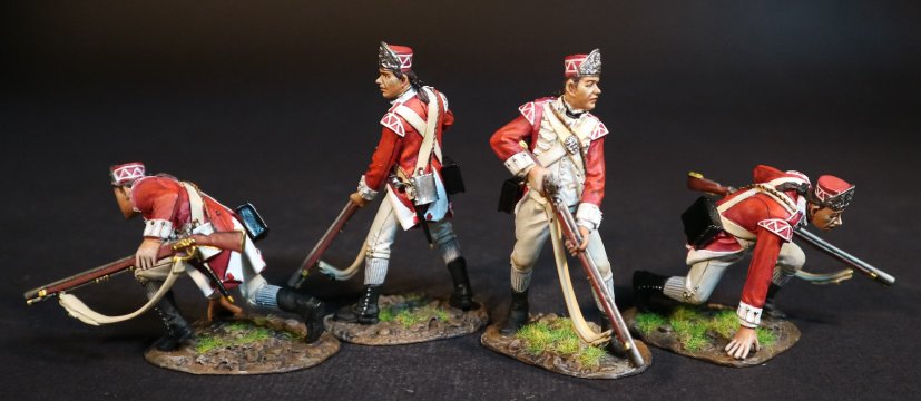 Four British Marine Light Infantry