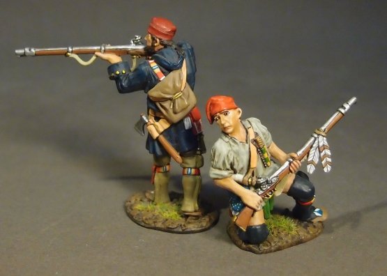 Two French Militia, Quebec Brigade