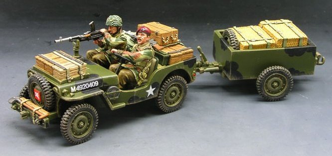 Airborne Jeep & Trailer