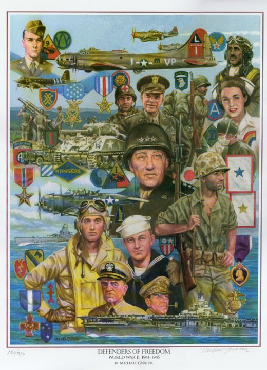 "Defenders of Freedom" World War II 1941-1945
