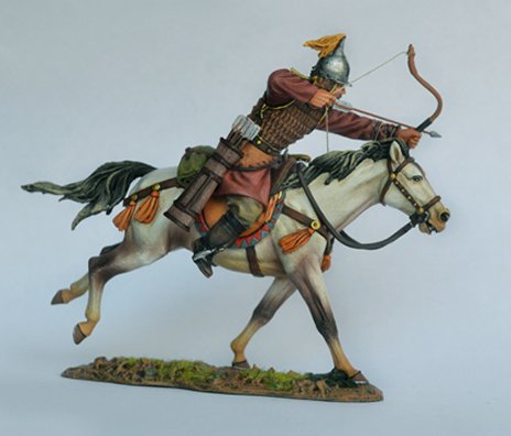 Mongol Cavalry Firing Bow Forward