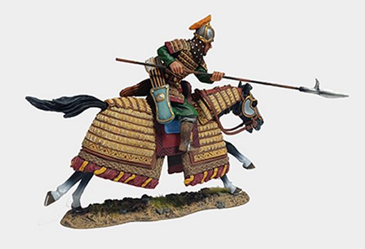 Mongol Warrior with Hooked Spear