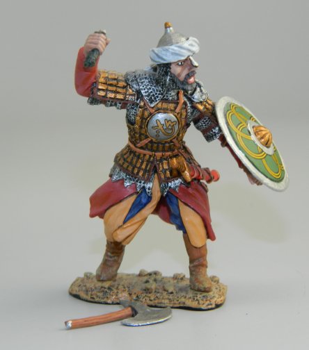 Saracen Attacking with Axe