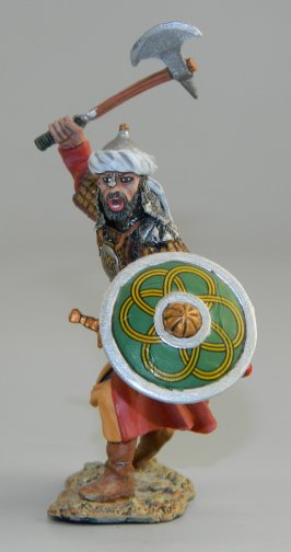 Saracen Attacking with Axe