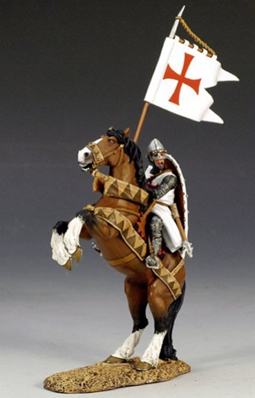 Mounted Templar with Banner