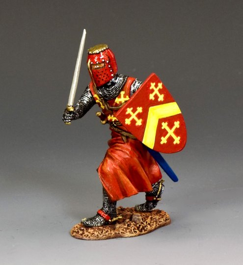 Fighting Crusader Knight w/Sword