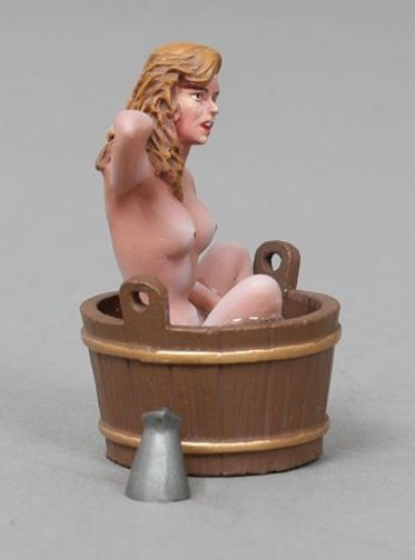 "Tammy" in Tub w/ Blonde Hair