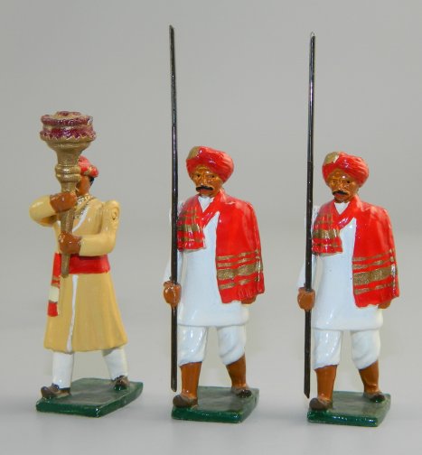 Delhi Durbar Peons and Mace Bearer