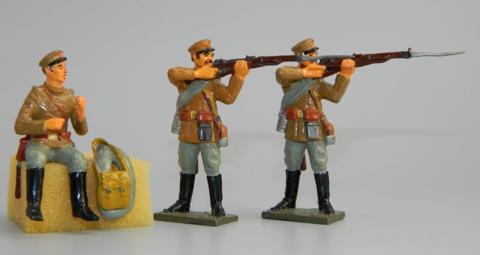 Three WWI French Infantry