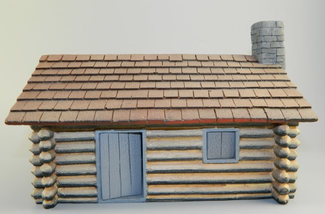 Log Cabin with Fireplace