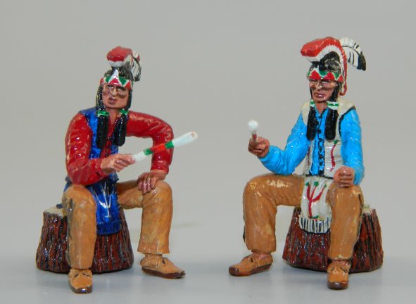 Sitting Native American Indians