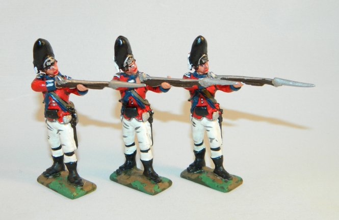 Governor General's Bodyguard of Connecticut, 1776 - Three Standing Firing