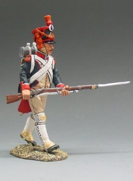 French Grenadier Advancing with Rifle