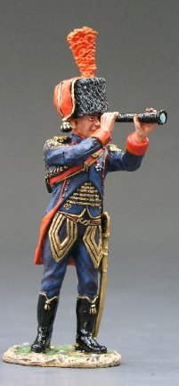 Artillery Officer with Telescope