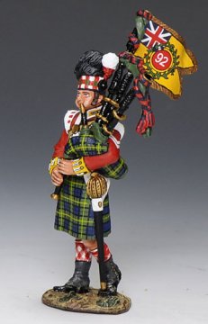 Gordon Highlanders Bagpiper