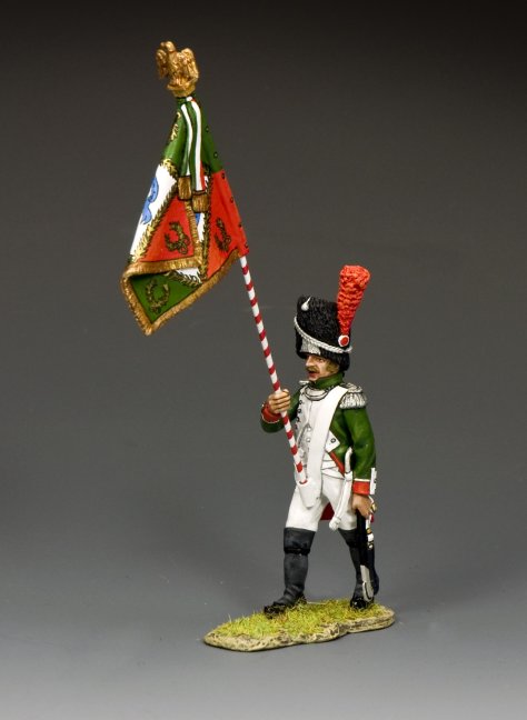 Subaltern w/Regimental Colour