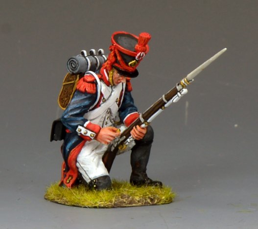 F.L.I. Kneeling Priming His Musket