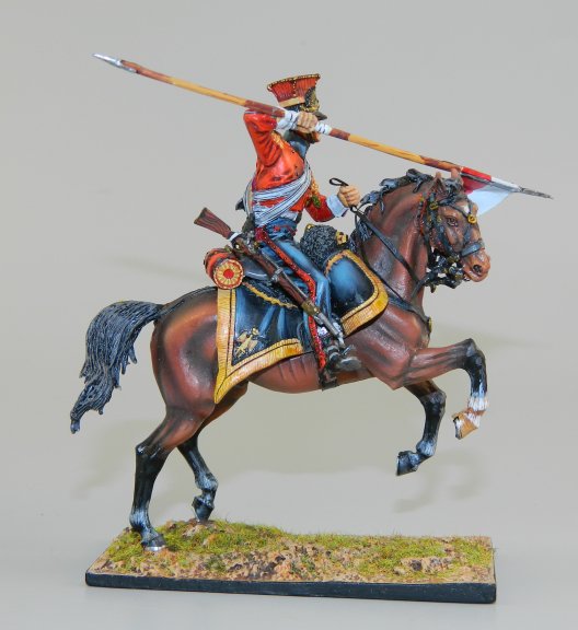 2nd Dutch "Red" Lancers of the Imperial Guard Trooper with Lance #1