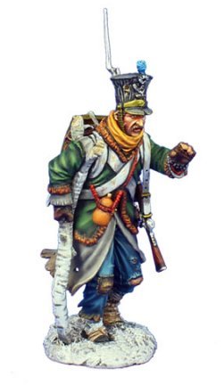 Polish Fusilier Trudging with Birch Walking Stick - 12th Line Infantry